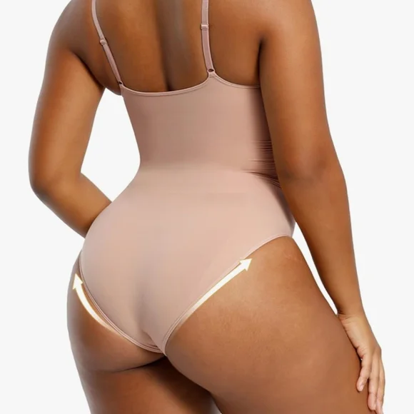 Seamless Nude Shaping Bodysuit Shapewear Sz 5xl (20-22) - Picture 2 of 6